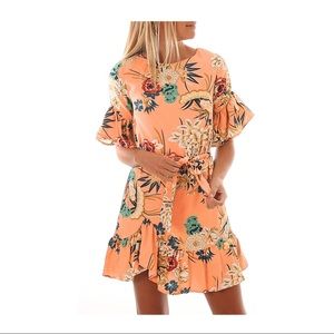 Knee Length Floral Dress